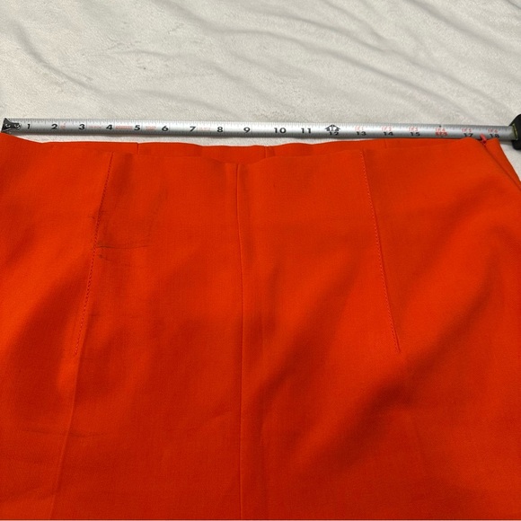 Zara Orange Wide Leg Pants (C) - Picture 6 of 10